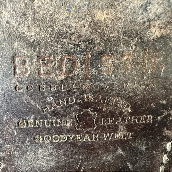 Bed|Stu Cobbler Series Women’s Handcrafted Leather Cowboy Boots Goodyear Welt - Picture 9 of 11